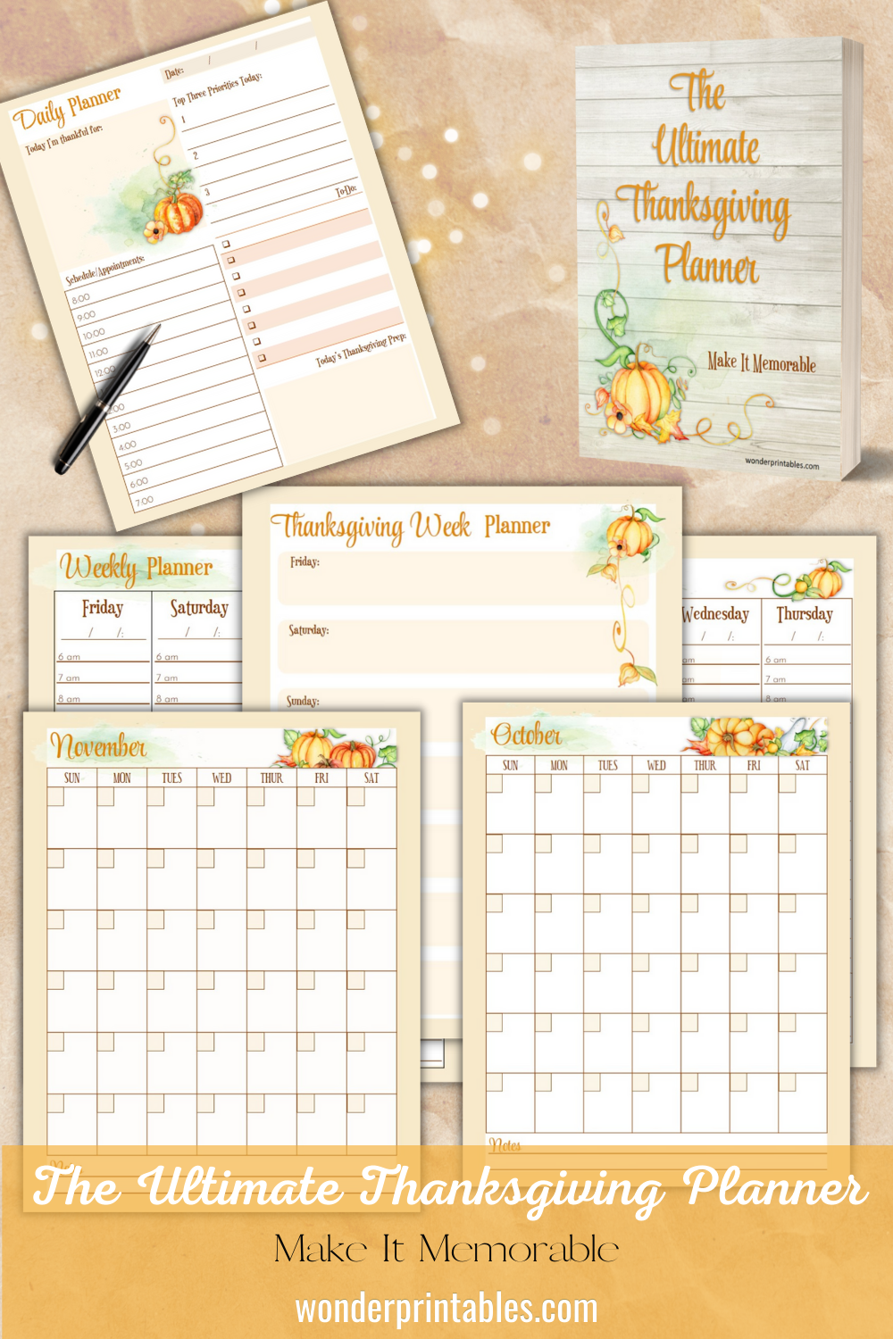 The Ultimate Thanksgiving Planner