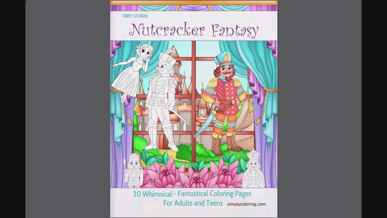 Nutcracker Fantasy - A Nutcracker Coloring Book For Adults Printable