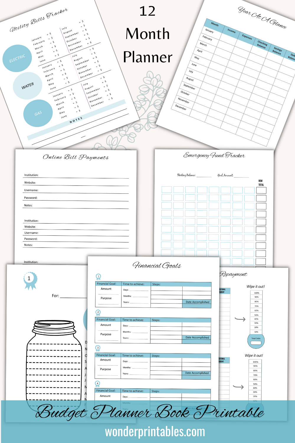 Budget Planner Book - Printable