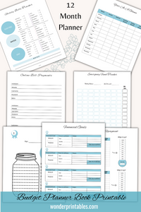 Budget Planner Book - Printable