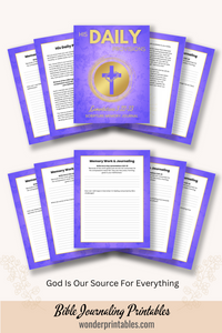 Guided Prayer Journal - A Daily Prayer Journal Printable